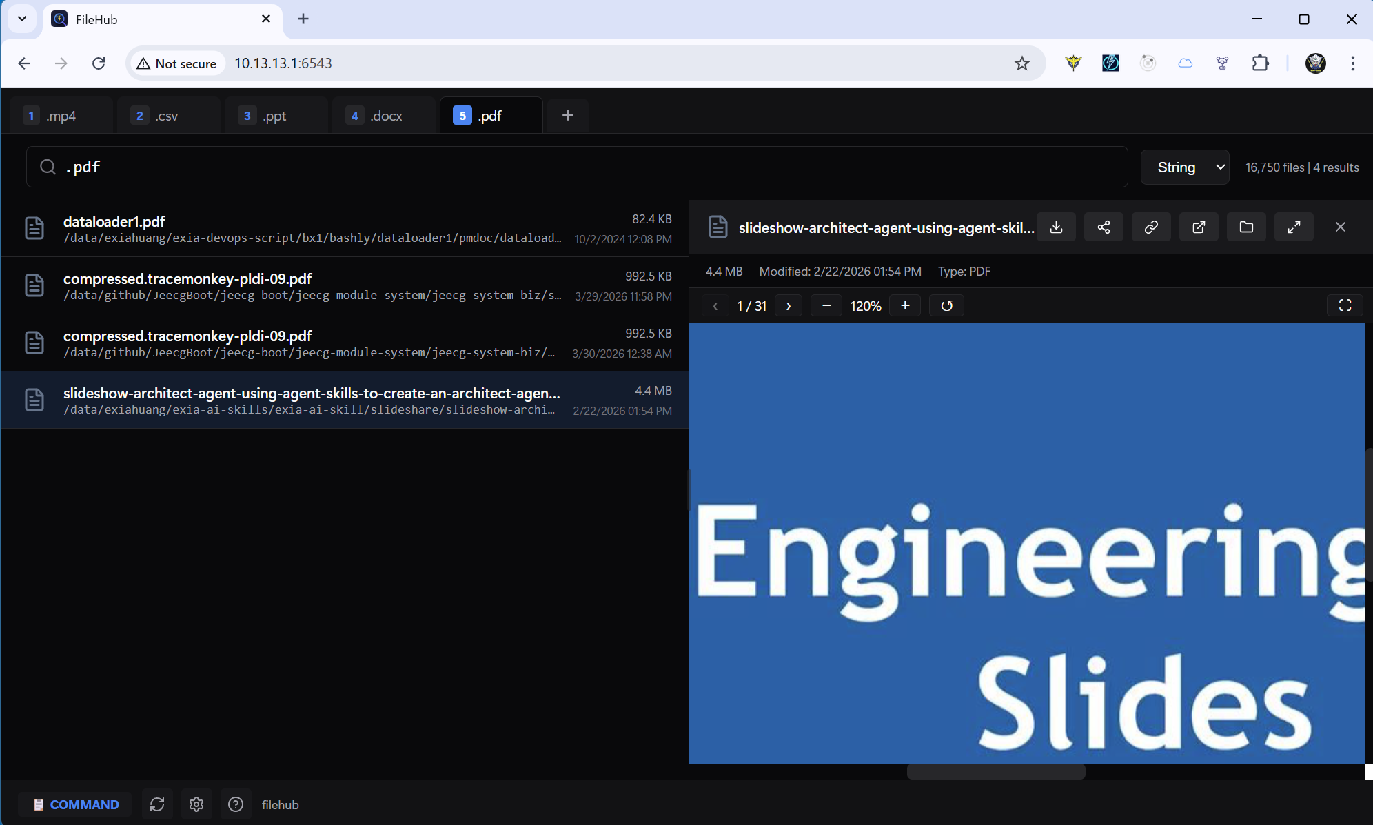 FileHub Fuzzy Search