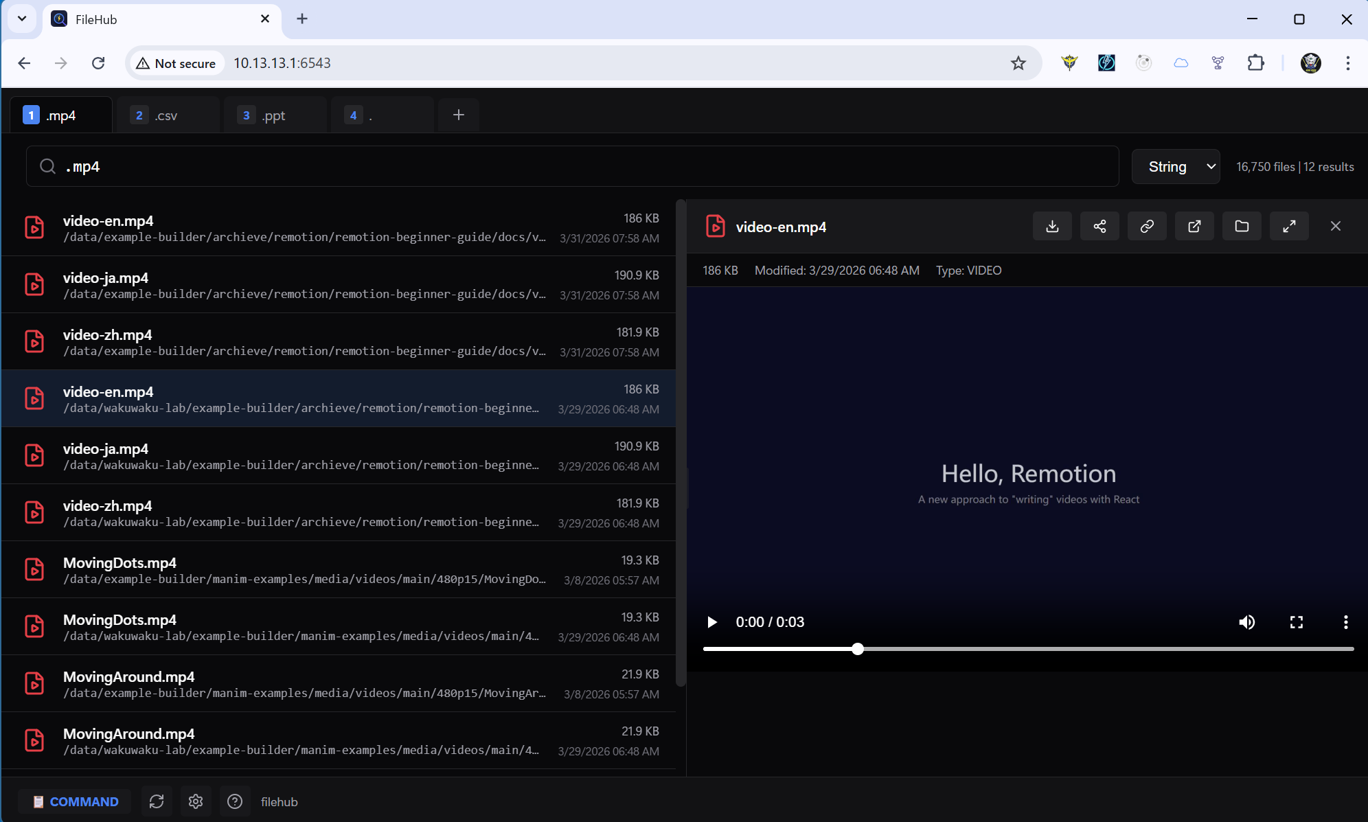 FileHub Instant Search